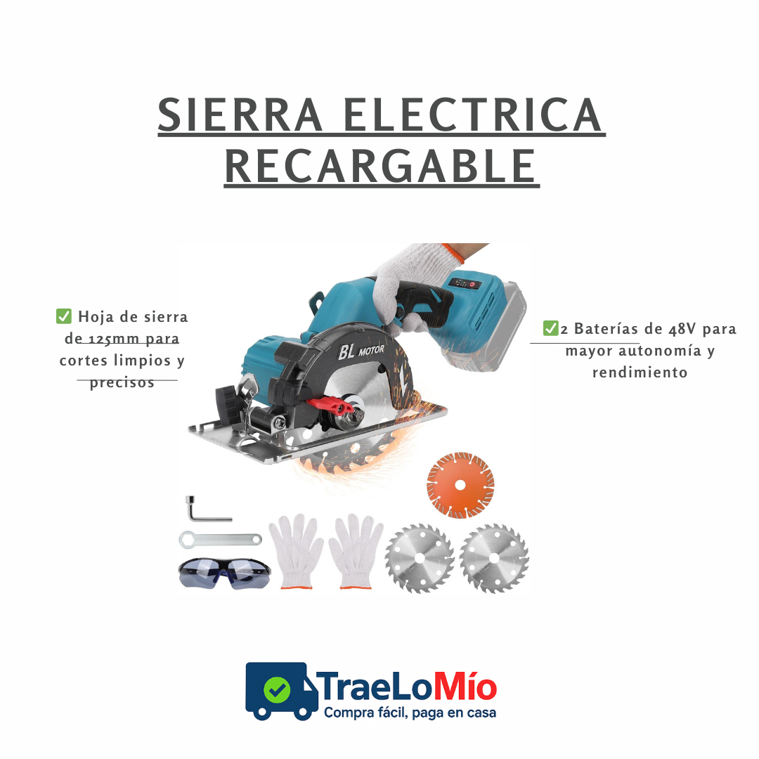 SIERRA ELECTRICA RECARGABLE |Potencia portátil en tus manos